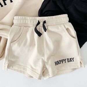 Little Bipsy Happy Day Shorts in Sand Size 6-12 Months